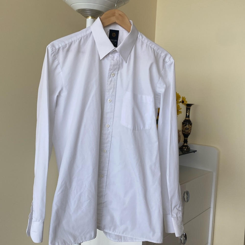 White Shirt with Long Sleeve, Size 41